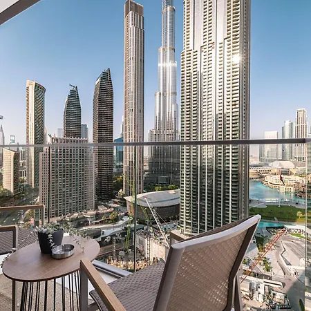Burj Crown - Urban Chic Opera Boulevard View, Walk To Dubai Mall Екстер'єр фото
